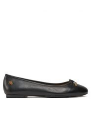 Lauren Ralph Lauren Baleriny 802940603001 Czarny. Czarne baleriny Lauren Ralph Lauren, bez wzorów, ze skóry, bez obcasa, bez zapięcia. Za 599.99 zł.