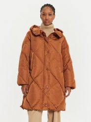 Weekend Max Mara Kurtka puchowa Guelfo 2425496092 Brązowy Regular Fit. Brązowe kurtki Weekend Max Mara, bez wzorów, z puchu, bez kaptura. Za 2,099.00 zł.