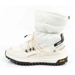 Buty śniegowce Colmar Warmer Polar 202 białe. Białe śniegowce bez wzorów, z gumy, przed kolano, bez zapięcia. Za 518.78 zł.