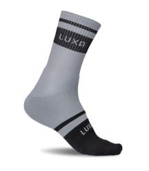 Skarpety zimowe rowerowe Luxa Deep Winter. Szare skarpetki LUXA, bez wzorów, z elastanu. Za 69.90 zł.