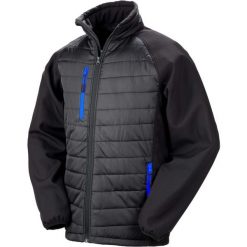 Kurtka Result Softshell Rembourrée Black Compass. Czarne kurtki RESULT, l, bez wzorów, z materiału, bez kaptura. Za 195.60 zł.