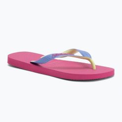Japonki Havaianas Top Mix. Czerwone japonki Havaianas, bez wzorów, sportowe. Za 83.99 zł.