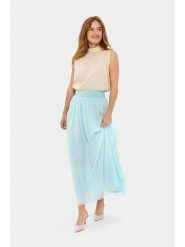 SAINT TROPEZ Spódnica w kolorze błękitnym rozmiar: XL. Niebieskie spódnice Saint Tropez, xl, bez wzorów, maxi. Za 149.95 zł.