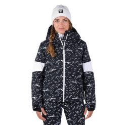 Kurtka narciarska damska Rossignol Wispile Puffy Pr. Czarne kurtki narciarskie Rossignol, na zimę, l, bez wzorów, bez kaptura, narciarskie. Za 1,139.00 zł.