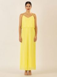 APART Kombinezon w kolorze żółtym rozmiar: 34. Żółte kombinezony Apart, bez wzorów, bez kołnierzyka, bez ramiączek. Za 245.38 zł.