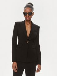 Pinko Marynarka 101824 A15M Czarny Regular Fit. Czarne marynarki i żakiety Pinko, m, bez wzorów, z wiskozy, bez ramiączek. Za 1,479.00 zł.
