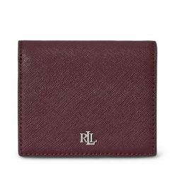 Portfel LAUREN RALPH LAUREN. Czerwone portfele Lauren Ralph Lauren, bez wzorów. Za 379.99 zł.