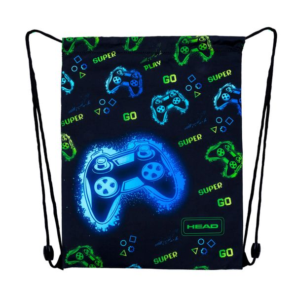 Worek na obuwie HEAD GO PLAYING NEON, AD1. Buty treningowe ASTRABAG, bez wzorów, bez zapięcia, tenisowe. Za 19.99 zł.