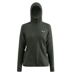 Damska kurtka z kapturem Salewa Puez Merino. Zielone kurtki Salewa, s, bez wzorów, z nylonu, z kapturem. Za 781.25 zł.