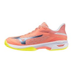 Damskie buty do tenisa Mizuno Wave Exceed Court. Brązowe buty treningowe Mizuno, bez wzorów, bez zapięcia, tenisowe, mizuno wave. Za 552.50 zł.