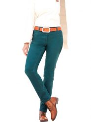 WITT WEIDEN Dżinsy - Slim fit - w kolorze morskim rozmiar: 46. Niebieskie jeansy WITT WEIDEN, z aplikacjami, ze skóry. Za 88.23 zł.