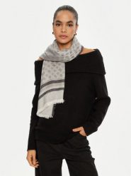 Guess Chusta AW5249 VIS03 Szary. Szare chusty Guess, z aplikacjami, z materiału. Za 269.99 zł.