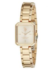 U.S. Polo Assn. Zegarek kwarcowy w kolorze złoto-kremowym rozmiar: onesize. Białe, analogowe zegarki U.S. Polo Assn., metalowe. Za 283.48 zł.