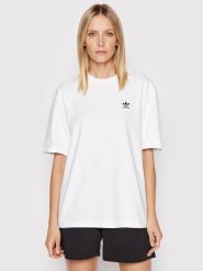 Adidas T-Shirt Always Original Graphic HF2019 Biały Loose Fit. Białe t-shirty adidas, bez wzorów, z bawełny, bez kołnierzyka, bez ramiączek. Za 179.99 zł.