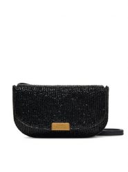Tommy Hilfiger Torebka Party Le Mini Crossover Beaded AW0AW17940 Czarny. Czarne listonoszki Tommy Hilfiger, bez wzorów, ze skóry, bez dodatków. Za 609.99 zł.