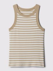 GAP Top w kolorze khaki rozmiar: XL. Brązowe topy GAP, xl, bez wzorów, bez kołnierzyka, bez ramiączek. Za 37.38 zł.