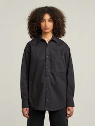 G-Star Kurtka koszulowa w kolorze czarnym rozmiar: XL. Czarne kurtki G-Star, xl, bez wzorów, z bawełny, retro, bez kaptura. Za 239.99 zł.