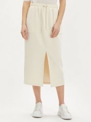 S.Oliver Spódnica midi 2142239 Beżowy Regular Fit. Brązowe spódnice S.Oliver, s, bez wzorów, z syntetyku, midi. Za 269.99 zł.