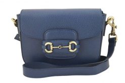Listonoszka skórzana BARBERINI'S 968-41 j.granatowa. Niebieskie shopper bag Barberinis, z aplikacjami, ze skóry, eleganckie, małe, bez dodatków. Za 299.99 zł.