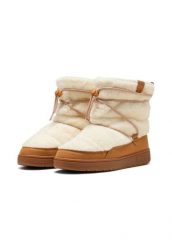 Buty śniegowce damskie Puma Snowbae Suede Wns 402175 02. Brązowe buty do biegania Puma, na zimę, bez wzorów, z dzianiny, bez zapięcia, do biegania. Za 273.89 zł.