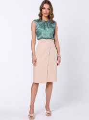 Stylove Spódnica w kolorze beżowym rozmiar: XL. Brązowe spódnice Stylove, na co dzień, xl, bez wzorów, midi, proste. Za 176.50 zł.