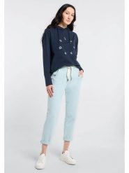 ELBSAND Bluza "Daris" w kolorze granatowym rozmiar: M. Niebieskie bluzy z kapturem ELBSAND, m, bez wzorów, z kapturem. Za 165.99 zł.