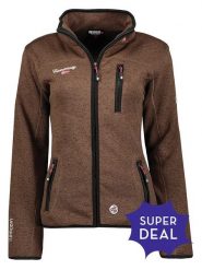 Geographical Norway Kurtka polarowa w kolorze brązowym rozmiar: XL. Brązowe kurtki Geographical Norway, xl, bez wzorów, z polaru, bez kaptura. Za 140.20 zł.