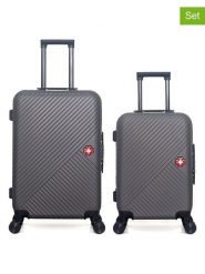 SWISS KOPPER 2-częściowy zestaw "Spiez" w kolorze antracytowym rozmiar: onesize. Czarne walizki SWISS KOPPER. Za 304.99 zł.