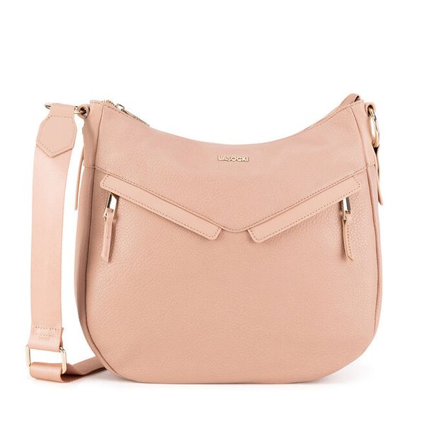 Torebka Lasocki. Brązowe torebki klasyczne Lasocki, bez wzorów, klasyczne, bez dodatków. Za 199.99 zł.