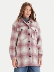 ONLY Kurtka koszulowa Catja 15360171 Różowy Loose Fit. Czerwone kurtki ONLY, xl, bez wzorów, z syntetyku, bez kaptura. Za 131.99 zł.