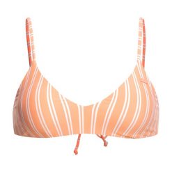 Góra od stroju kąpielowego ROXY Into The Sun Athletic Triangle. Niebieskie bikini Roxy, bez wzorów, sportowe. Za 79.99 zł.