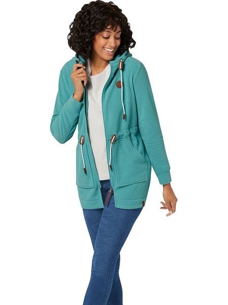 WITT WEIDEN Kurtka polarowa w kolorze turkusowym rozmiar: 42. Niebieskie kurtki WITT WEIDEN, bez wzorów, z polaru, bez kaptura. Za 114.44 zł.