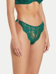 Guess Figi brazylijskie O4YE16 KCC70 Zielony. Zielone figi Guess, z aplikacjami, z syntetyku. Za 49.99 zł.