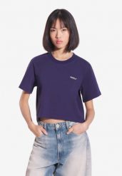Koszulka sportowa damska Prosto Heavyweight z krótkim rękawem. Niebieskie t-shirty sportowe Prosto., m, z aplikacjami, z bawełny, bez ramiączek. Za 65.99 zł.