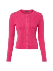 Franco Callegari Kardigan Kobiety Bawełna wyrazisty róż, XXL. Czerwone swetry Franco Callegari, xxl, bez wzorów, z bawełny, eleganckie, bez ramiączek. Za 299.95 zł.