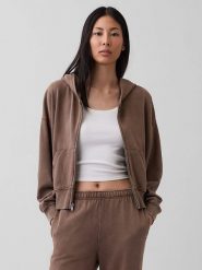 GAP Bluza w kolorze brązowym rozmiar: XXL. Brązowe bluzy GAP, xxl, bez wzorów, bez ramiączek, bez kaptura. Za 153.34 zł.