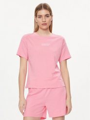 United Colors Of Benetton Koszulka piżamowa 30963M04R Różowy Regular Fit. Czerwone koszule nocne United Colors Of Benetton, m, bez wzorów, z bawełny, bez ramiączek. Za 79.99 zł.