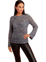 Heine Sweter w kolorze szarym rozmiar: 38. Szare swetry Heine, bez wzorów, bez ramiączek. Za 104.99 zł.