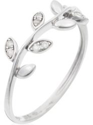 DIAMOND & CO Złoty pierścionek "Yilana" z diamentami rozmiar: 60. Szare pierścionki Diamond & Co, z diamentem, złote. Za 848.99 zł.