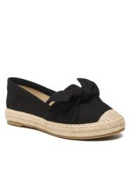 DeeZee Espadryle WS714-102 Czarny. Czarne espadryle DeeZee, bez wzorów, z materiału, bez obcasa. Za 82.99 zł.