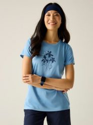 Regatta Koszulka funkcyjna "Fingal" w kolorze błękitnym rozmiar: 38. Niebieskie t-shirty sportowe Regatta, bez wzorów, z materiału, bez ramiączek, outdoorowe. Za 56.79 zł.