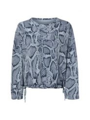 Marc Cain Bluza Kobiety niebieski, 36. Niebieskie bluzy bez kaptura Marc Cain, bez wzorów, bez kaptura. Za 999.95 zł.