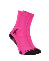 Skarpety X-Socks Run Perform Crew Pink. Czerwone skarpetki X-Socks, bez wzorów. Za 165.00 zł.