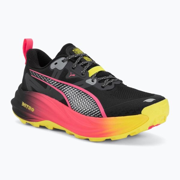 Damskie buty do biegania Voyage NITRO™ PUMA. Czarne buty do biegania Puma, bez wzorów, z materiału, bez zapięcia, do biegania. Za 645.40 zł.