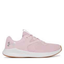 Buty na siłownię Under Armour. Czerwone buty treningowe Under Armour, bez wzorów, bez zapięcia, na fitness i siłownię. Za 269.99 zł.