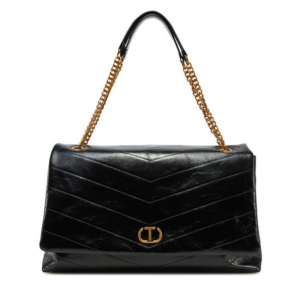 Torebka TWINSET. Czarne torebki klasyczne Twinset, bez wzorów, klasyczne, bez dodatków. Za 1,019.00 zł.