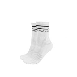 Skarpetki z okrągłym dekoltem - Biały - EU 39-42. Białe skarpetki GORILLA WEAR, bez wzorów. Za 91.00 zł.