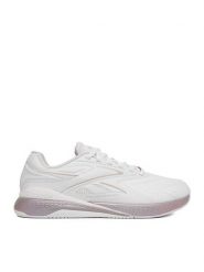 Reebok Buty na siłownię EO-NANO X5 EDGE 100249417 Biały. Białe buty treningowe Reebok, bez wzorów, z materiału, bez zapięcia, na fitness i siłownię. Za 373.99 zł.
