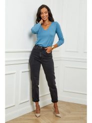 L'armoire de Suzette Sweter w kolorze niebieskim rozmiar: 38/40. Niebieskie swetry L'armoire de Suzette, l, bez wzorów, z kaszmiru, klasyczne, bez ramiączek. Za 120.45 zł.