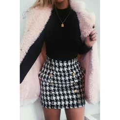 Spódnica SOARA. Białe spódnice Spódnica SOARA, l, bez wzorów. W wyprzedaży za 59.00 zł.